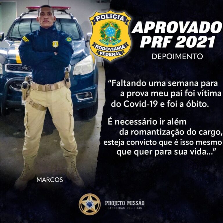 Marcos Aprovado Prf 2021 Projeto Missão