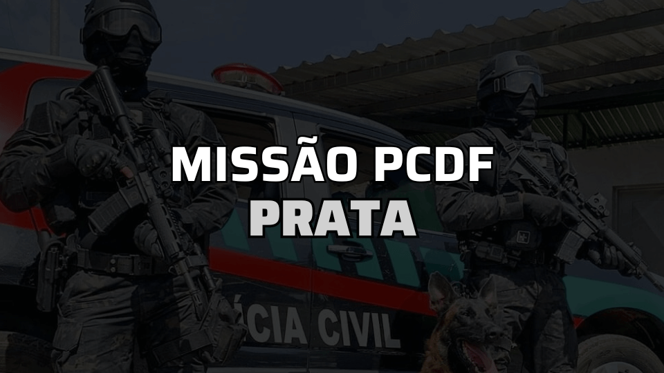 PCDF Prata, plano da turma Agente de Custódia PCDF 2026
